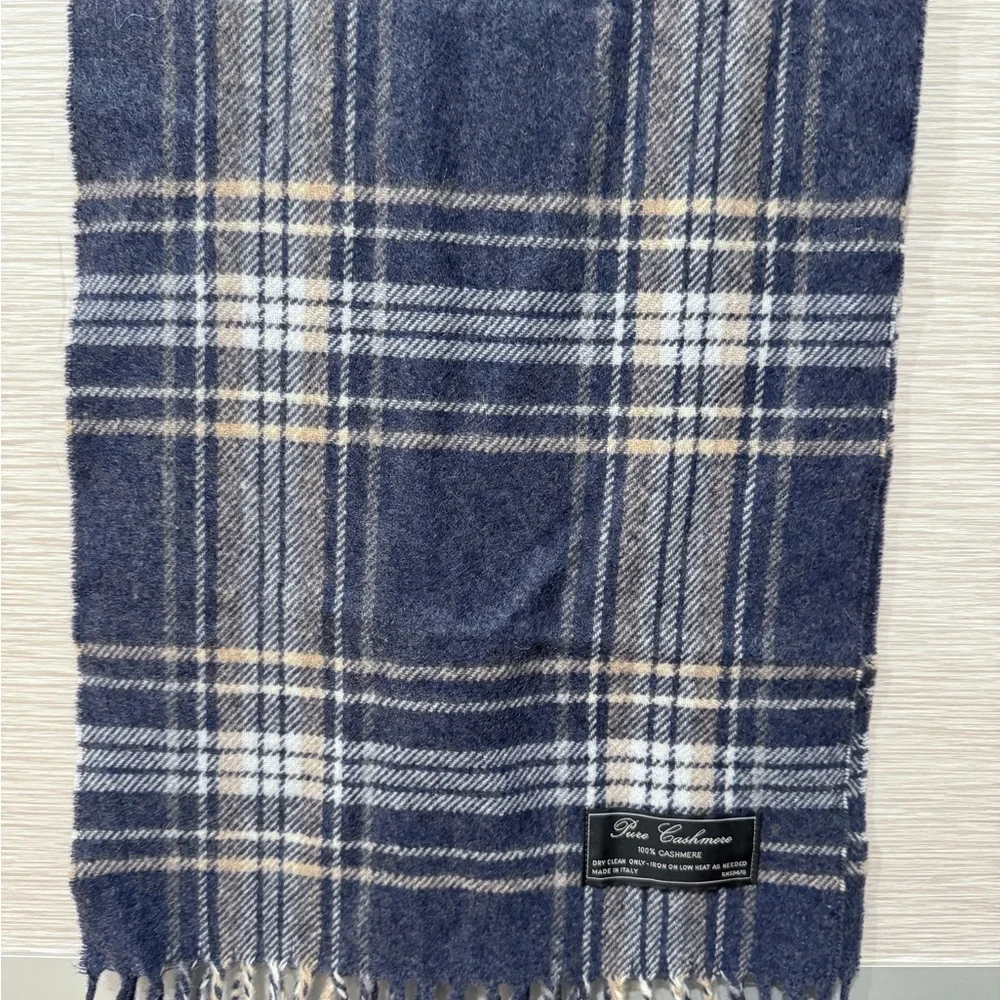 Mens Pure 100% Cashmere Scarf